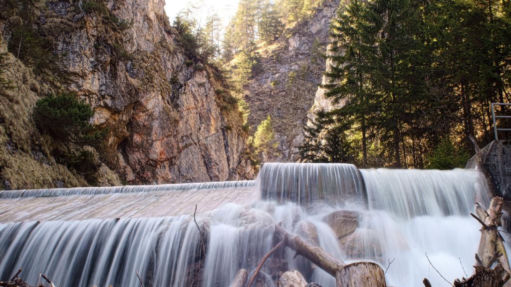 Die Almbachklamm in Marktschellenberg